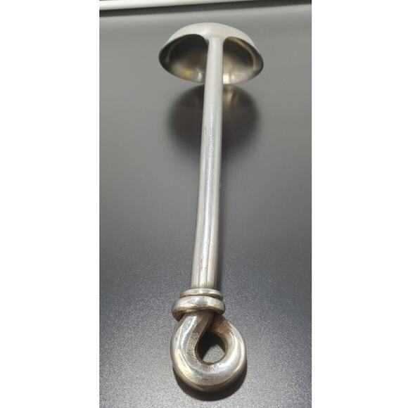 Vintage Blacksmith Hand-Forged Stainless Steel Ladle 11" PRE-OWNED - Picture 3 of 7